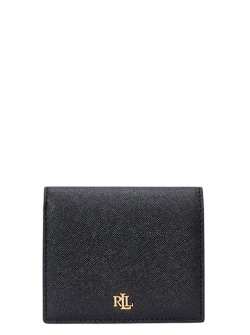 Portafoglio da donna in pelle LAUREN RALPH LAUREN | CMPCT WALLET.BLK